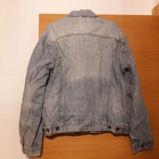 Chaqueta vaquera hombre azul lavado