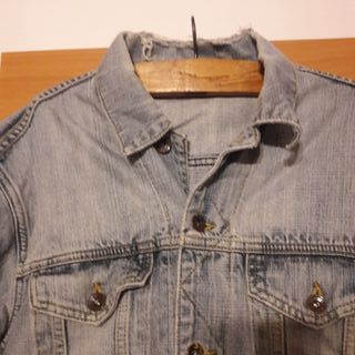 Chaqueta vaquera hombre azul lavado