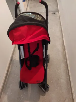 Silla de paseo roja ZOBO bolt,