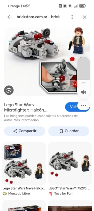 Star wars.Lego75295 Millennium Falcon Microfighter