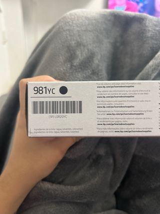 Cartucho Tinta HP 981YC Negro Extra High Yield