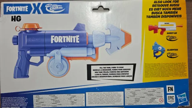 Pistola de Agua Nerf Fortnite HG