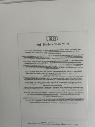 iPad 8ª Gen 128, Gris. pencil 1a gen dos fundas.