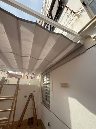 Toldo corredero horizontal Palilleria