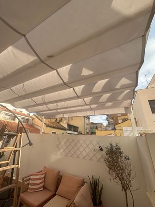 Toldo corredero horizontal Palilleria
