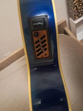 Guitarra Daytona Electroacústica Acústica Azul