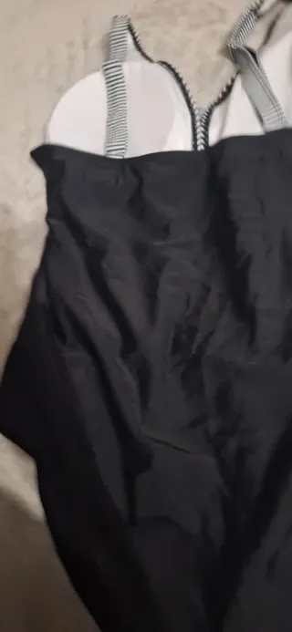 Bañador rayas blanco y negro