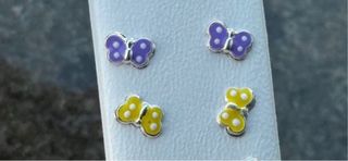 Pendientes bebé rosca mariposa