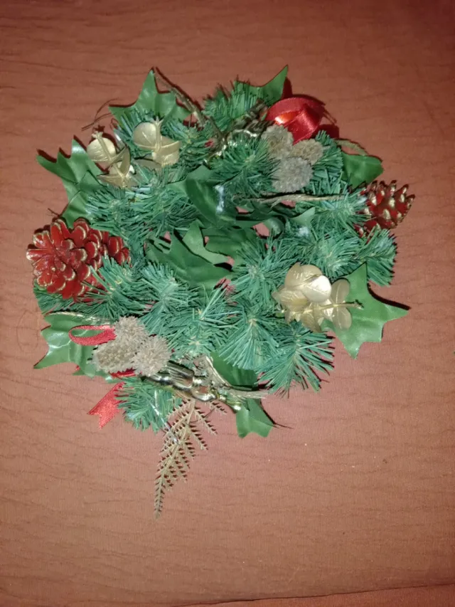 CORONA DE NAVIDAD DE LA BUENA SUERTE