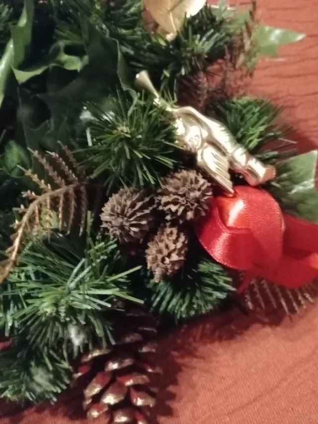 CORONA DE NAVIDAD DE LA BUENA SUERTE