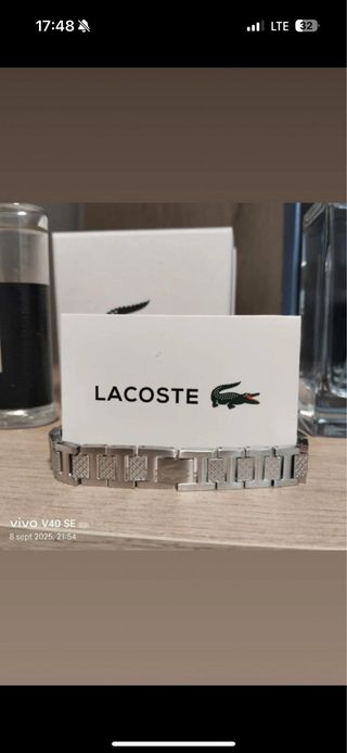 Pulsera Lacoste Plata