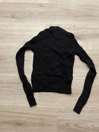 Jersey Bershka Negro Mujer