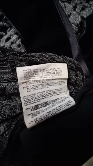 Vestito donna Intimissimi nero/grigio