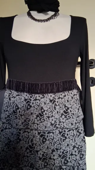 Vestito donna Intimissimi nero/grigio