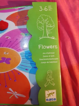 Juego Flowers Djeco 3-6 años