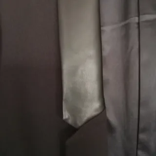 Chaqueta Zara Negra Solapa Efecto Piel