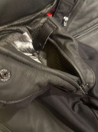 Pantalón Moto Dainese Cuero Negro Talla 52