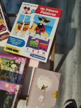 Lote de 10 juegos infantiles: puzzles y más