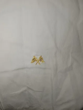 Camisa Thomas Burberry Blanca Talla L