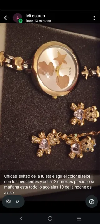 Reloj Tous Dorado y Plateado