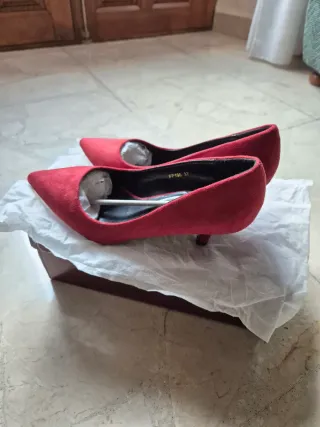 Tacones TopGirl terciopelo