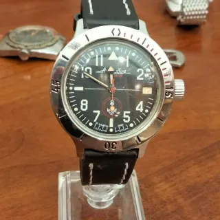 Vostok Amphibia 17 rubini full custom