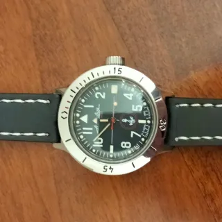 Vostok Amphibia 17 rubini full custom