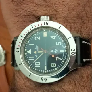 Vostok Amphibia 17 rubini full custom