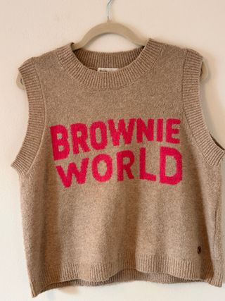 Chaleco Brownie World sin mangas