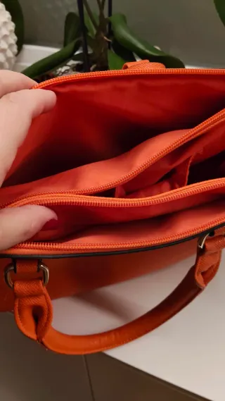 Borsa arancione grande