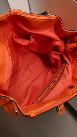 Borsa arancione grande