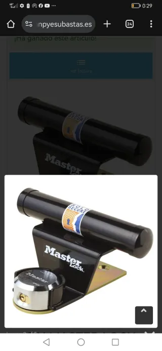 2 Candados Master Lock Puerta Garaje