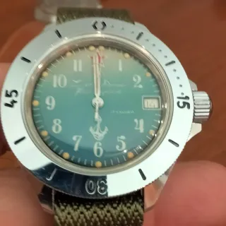 Orologio Vostok Komandirsky Nautilus anni '80