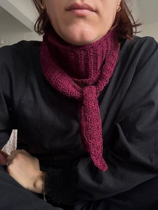 Sciarpa Sophie fatta a mano uncinetto lana