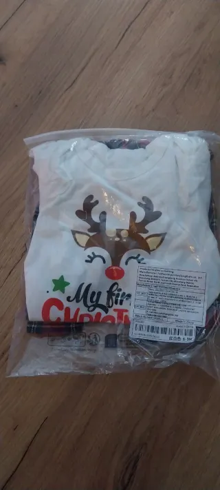 Conjunto Natal Menina 6-9 Meses