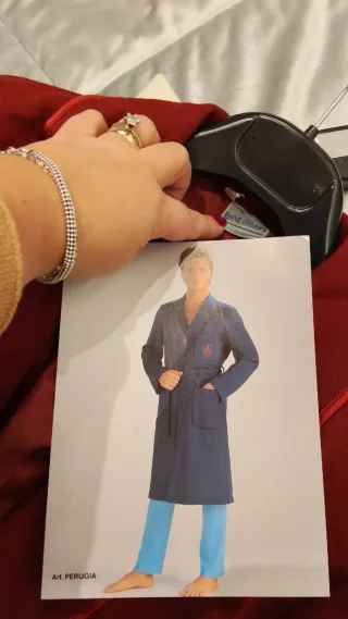 Vestaglia uomo bordeaux