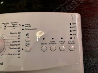 Lavadora Whirlpool: 6,0kgPlaca electrónica control