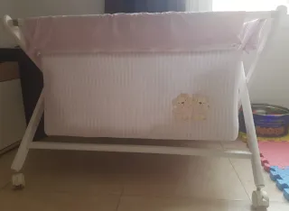 Mini Cuna de madera ROSA