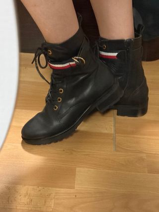 Botas Tommy Hilfiger Piel Negras