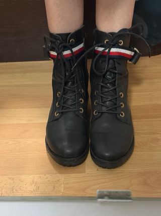 Botas Tommy Hilfiger Piel Negras