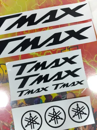 Pegatinas TMAX Yamaha Negras
