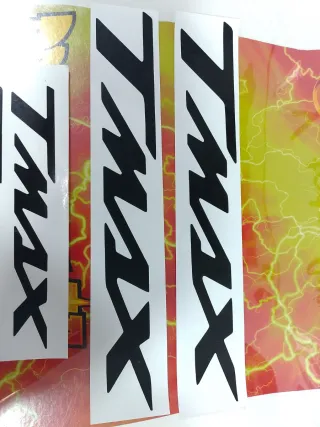 Pegatinas TMAX Yamaha Negras