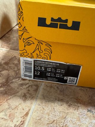Zapatillas Baloncesto Nike Lebron Testigo 7 Lakers