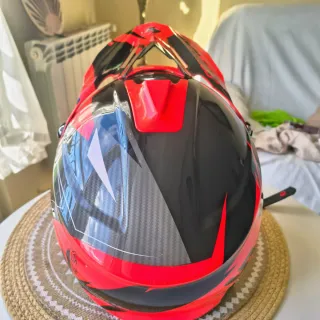 Casco Motocross Scorpion Rojo/Negro