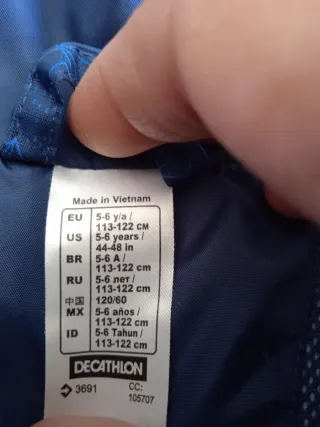 Chubasquero Decathlon