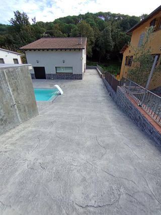 Hormigón impreso exterior