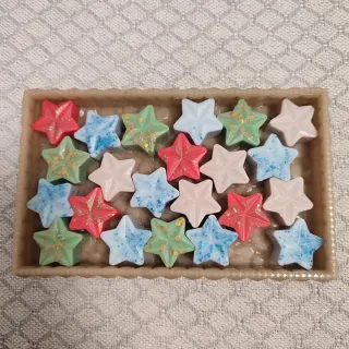 Melts cerate natalizie a forma di stella