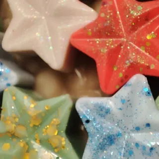 Melts cerate natalizie a forma di stella