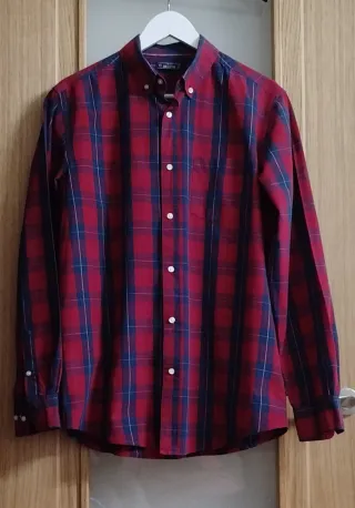 Camisa cuadros hombre Talla L