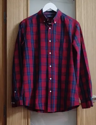 Camisa cuadros hombre Talla L